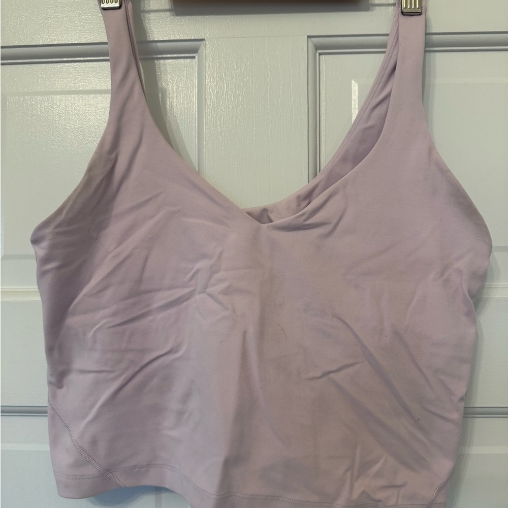 lululemon athletica Lavender Lilac Longline Light Support Bra